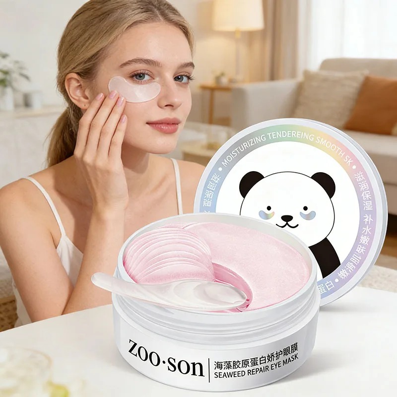 Eye Pad Collagen - 60Pcs Gold Crystal Collagen Eye Mask