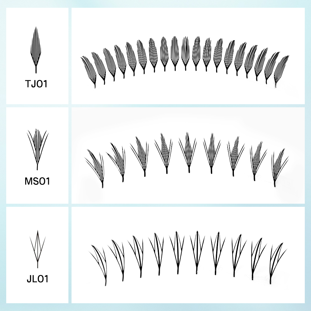 NATUHANA Narrow Spiky Premade  - Eyelash Extension Anime Style recension och pris