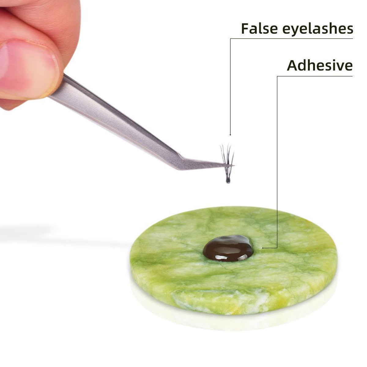 1/2PCS Eyelash Glue Pallet Las - Eyelash Extension London recension och pris