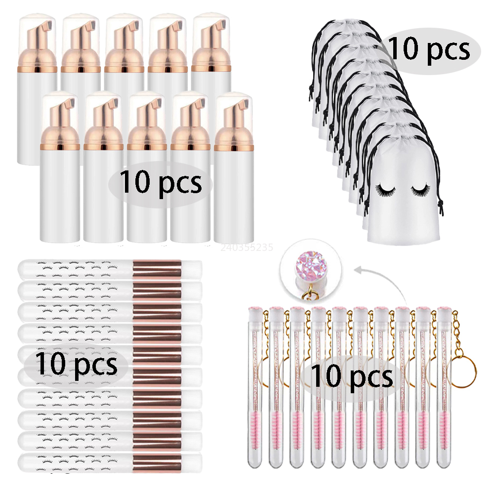 40Pcs 60ml Empty Bottle Eyelas - Refill Eyelash Extension recension och pris