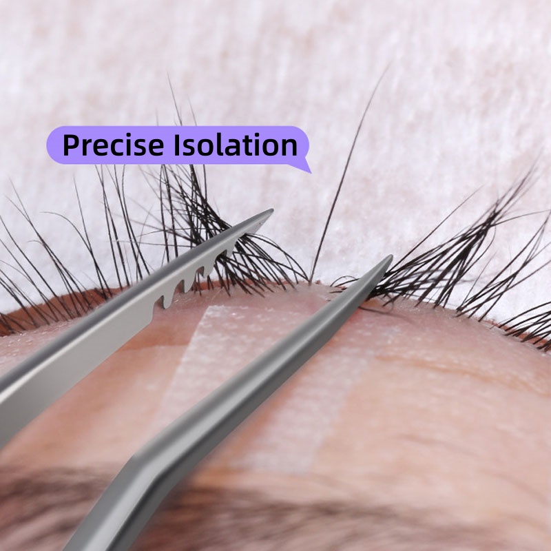 Gear Tip Eyelash Tweezers Stai - Eyelash Extension Equipment recension och pris