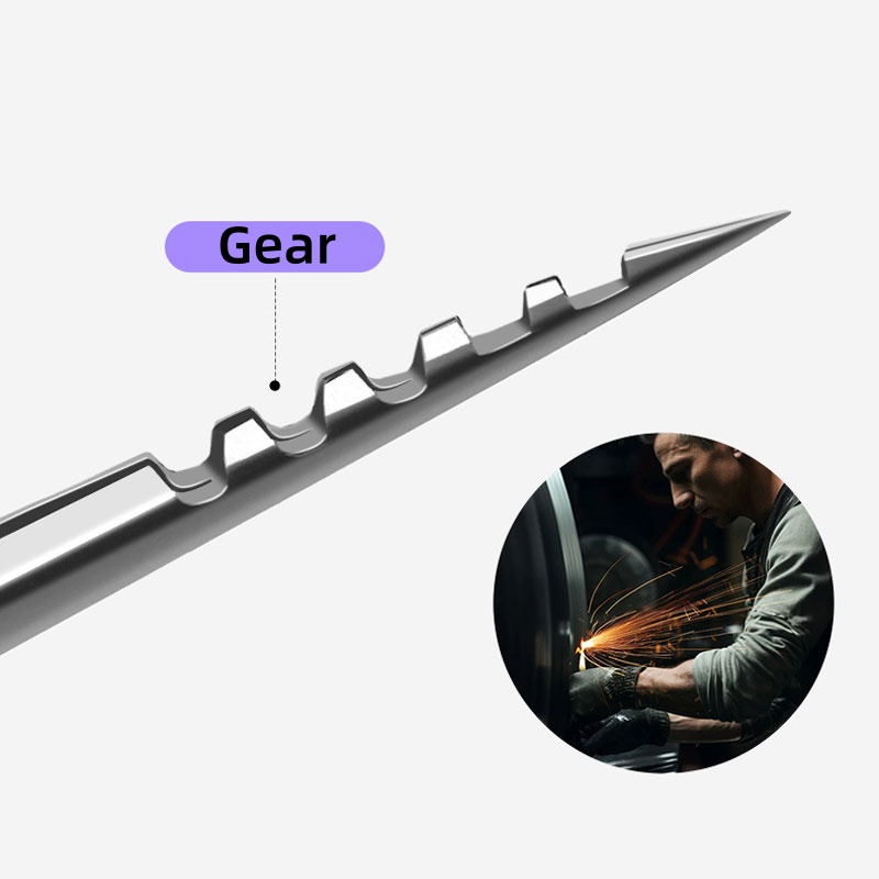 Gear Tip Eyelash Tweezers Stai - Eyelash Extension Equipment recension och pris