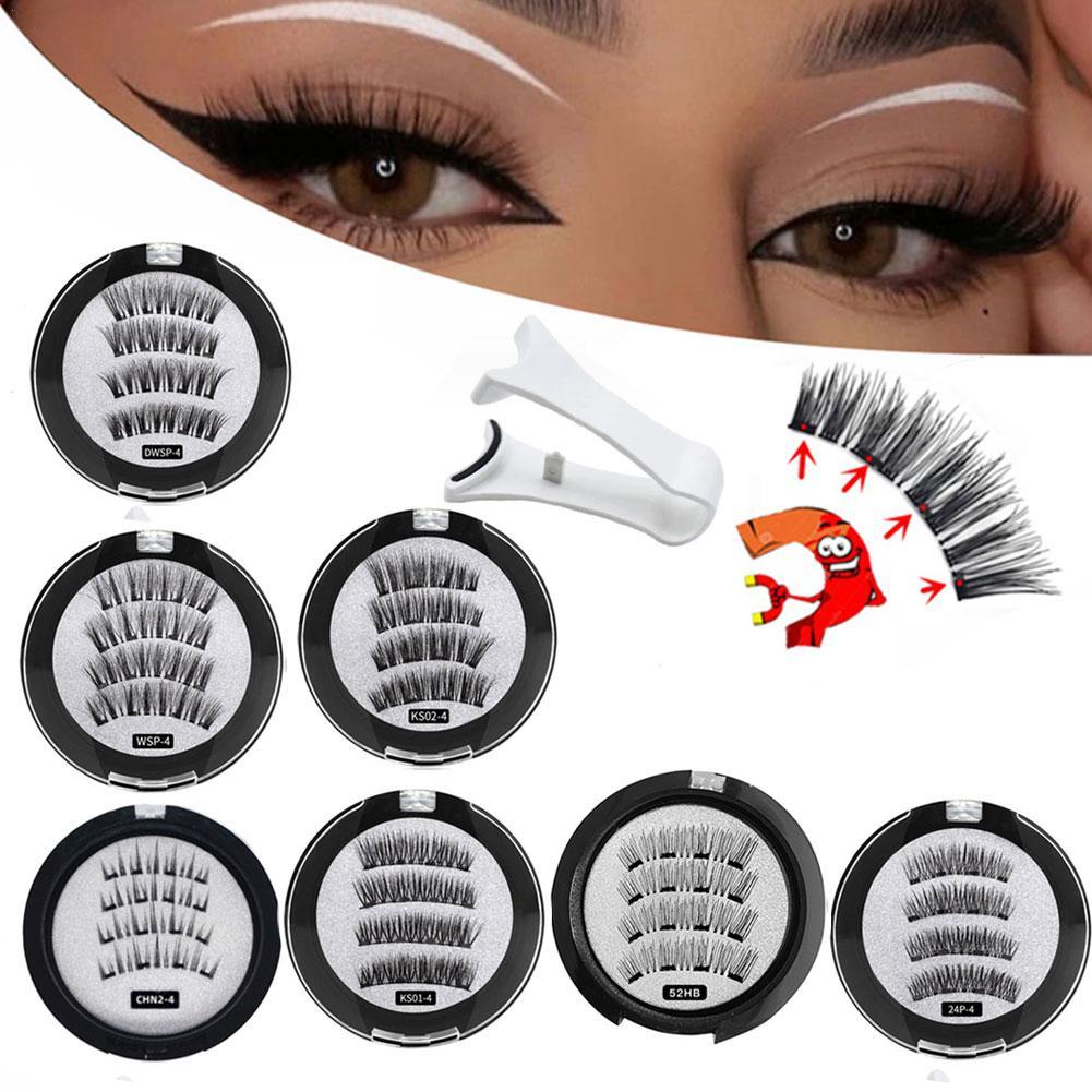 2 Pair 3D Magnetic False Eyela - Eyelash Extension Equipment recension och pris
