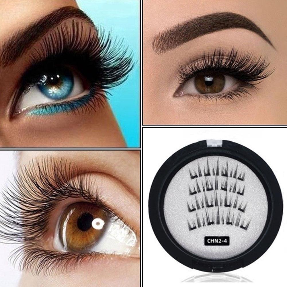 2 Pair 3D Magnetic False Eyela - Eyelash Extension Equipment recension och pris