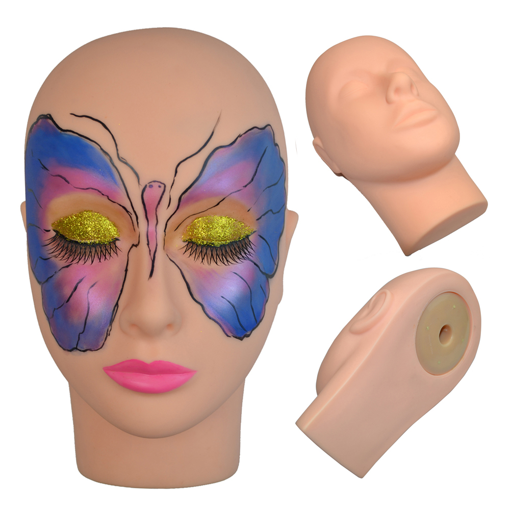 Practice Mannequin Heads for E - Eyelash Extension Model recension och pris