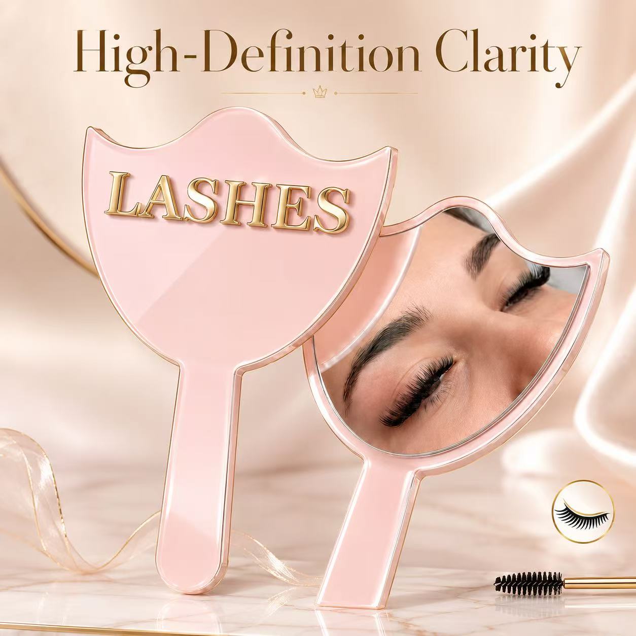 HD Glass Lash Extension Mirror - Eyelash Extension Model recension och pris
