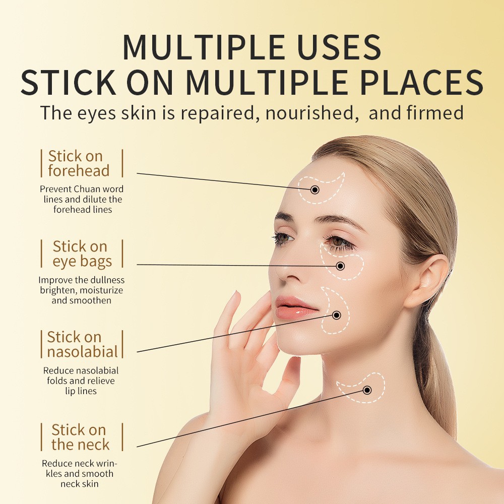 60pcs Golden Collagen Avocado  - Eye Pad Collagen recension och pris