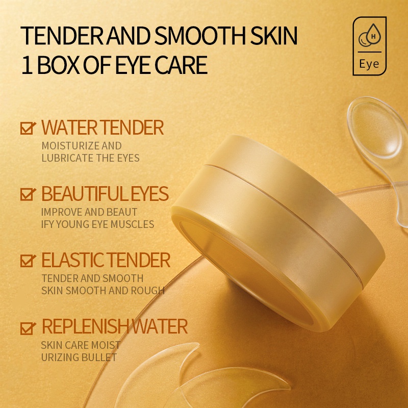 60pcs Golden Collagen Avocado  - Eye Pad Collagen recension och pris