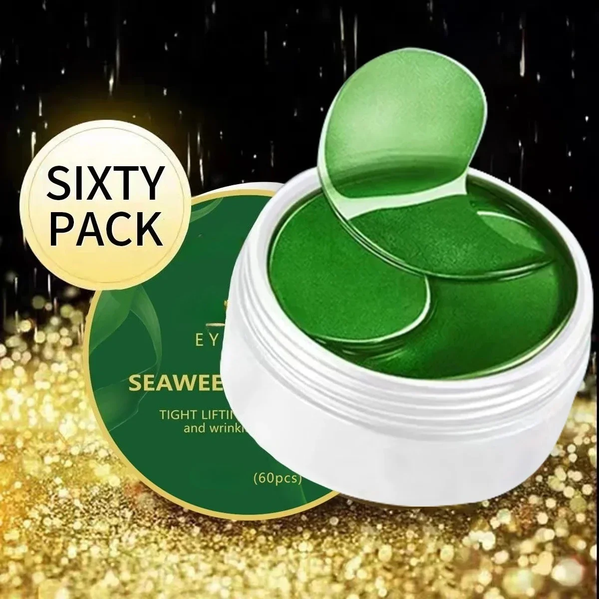 60pcs seaweed hyaluronic acid  - Eye Pad Collagen recension och pris