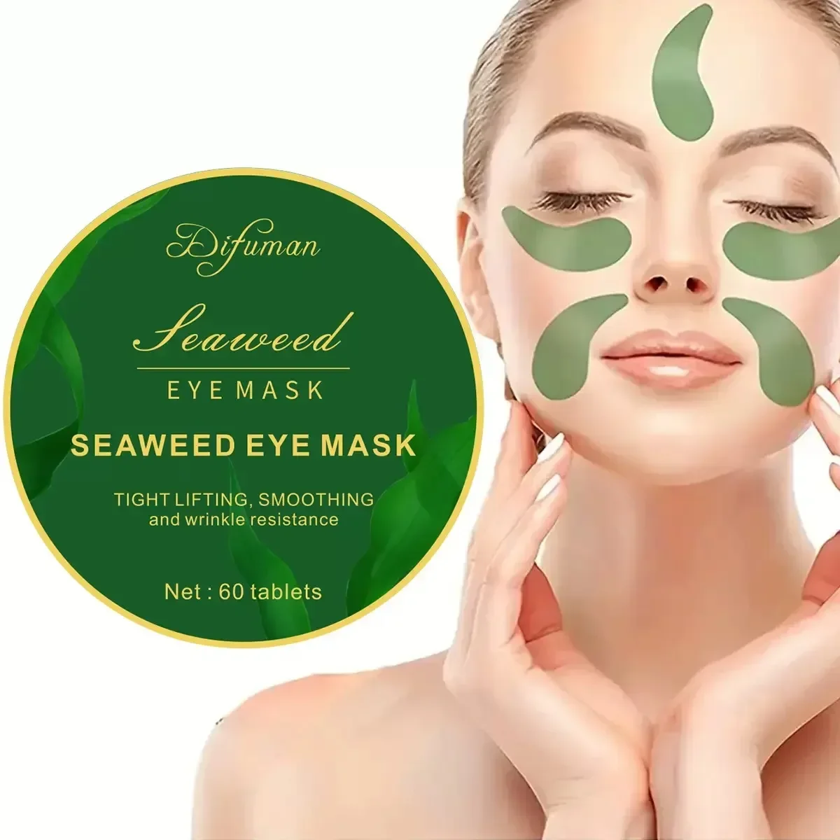 60pcs seaweed hyaluronic acid  - Eye Pad Collagen recension och pris