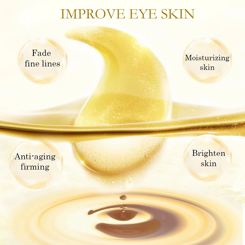 5/10/20/30 Pairs Crystal Gold  - Eye Pad Collagen recension och pris