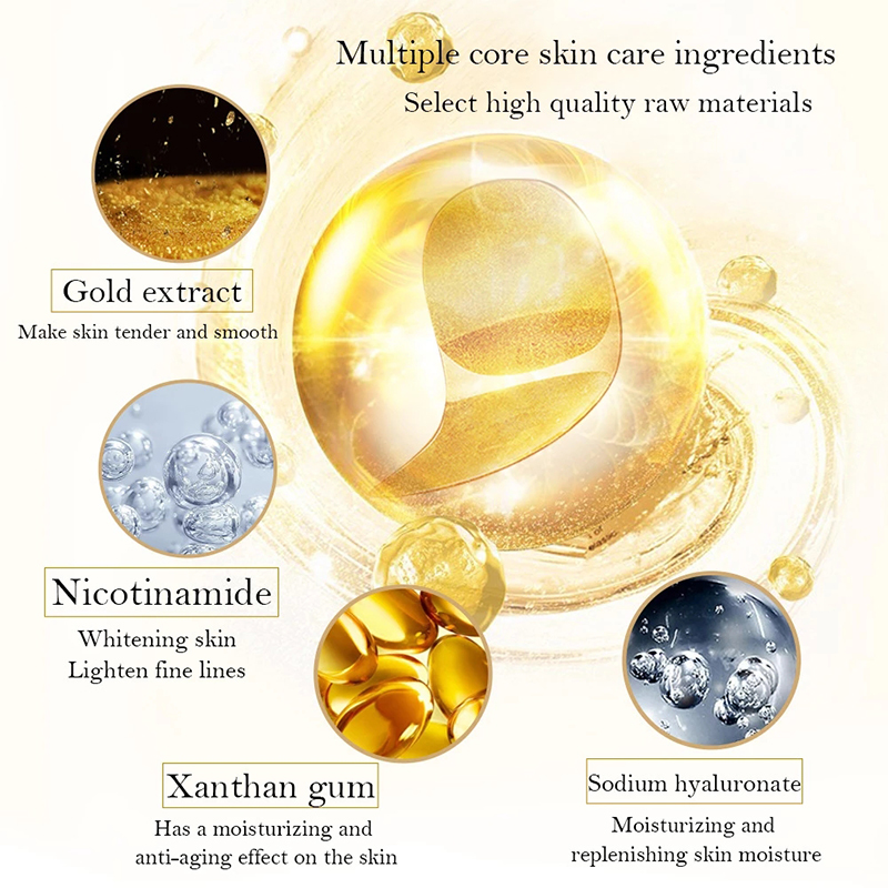 5/10/20/30 Pairs Crystal Gold  - Eye Pad Collagen recension och pris