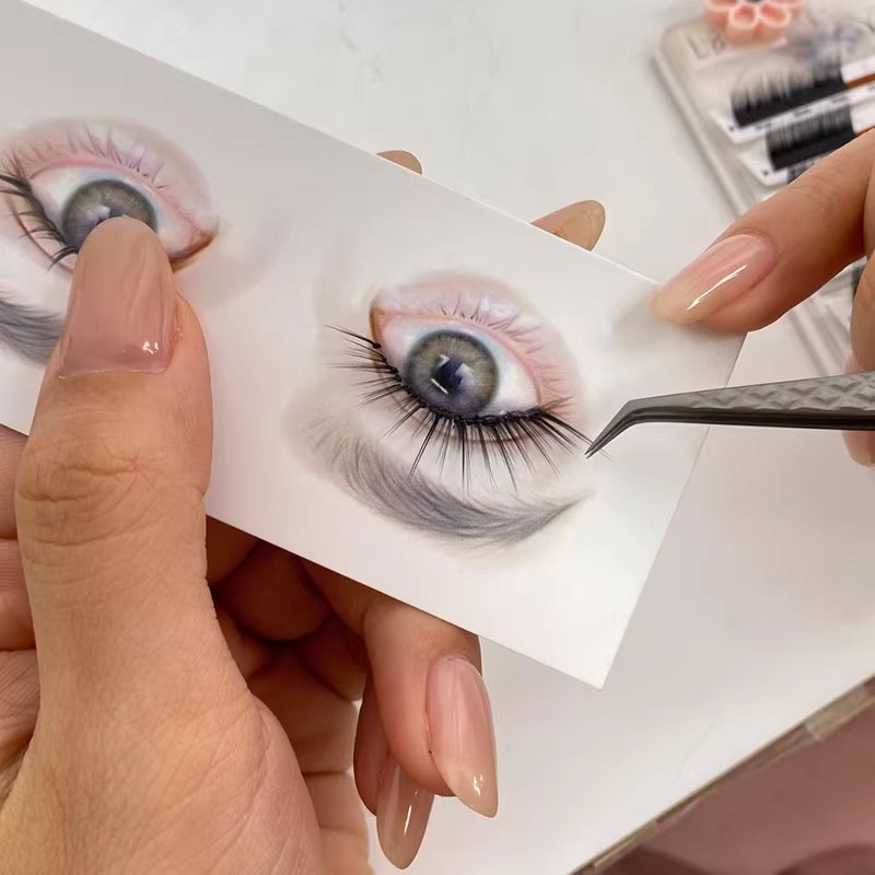 Reusable Eyelash Mapping Cards - Eyelash Extension Model recension och pris