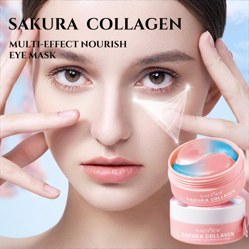 60Pcs Sakura Collagen Multi-Ef - Eye Pad Collagen recension och pris