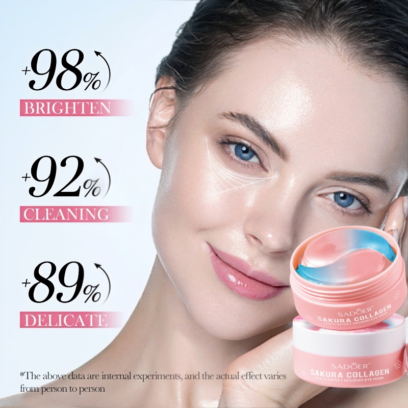 60Pcs Sakura Collagen Multi-Ef - Eye Pad Collagen recension och pris