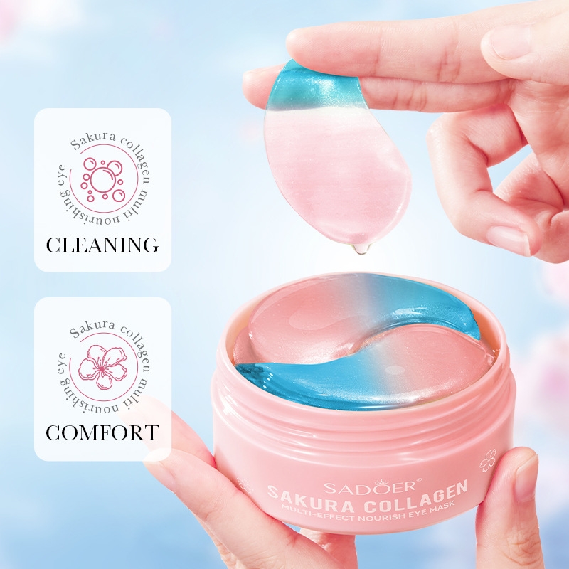 60Pcs Sakura Collagen Multi-Ef - Eye Pad Collagen recension och pris