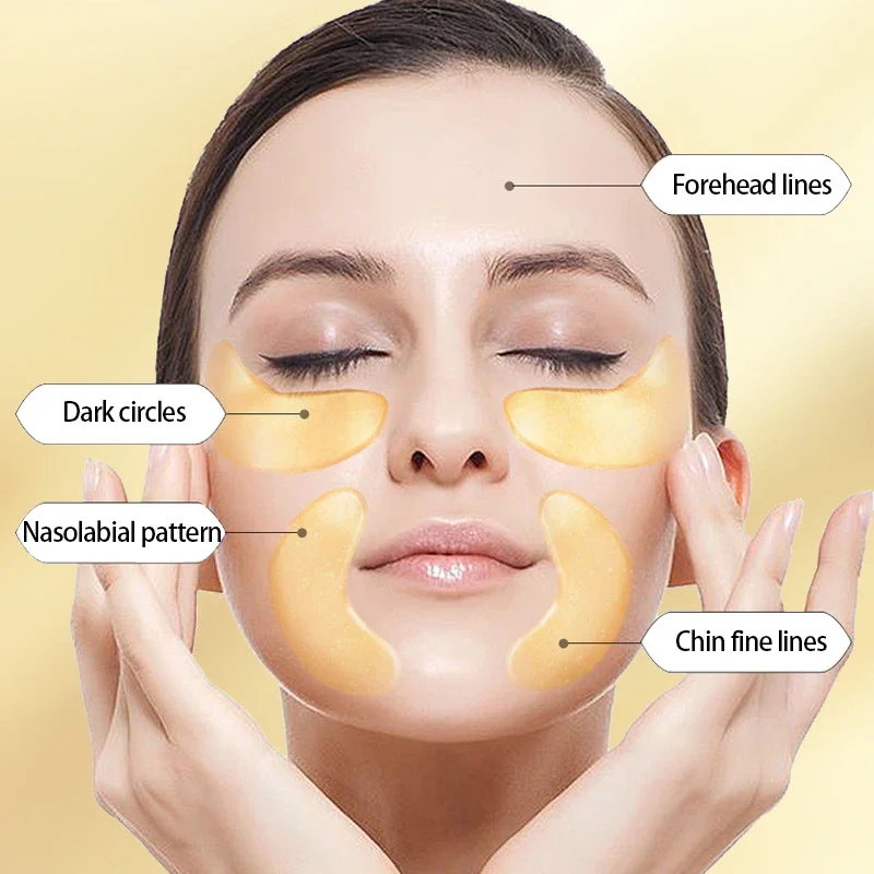 5pair Gold Eye Mask Patches Cr - Eye Pad Collagen recension och pris