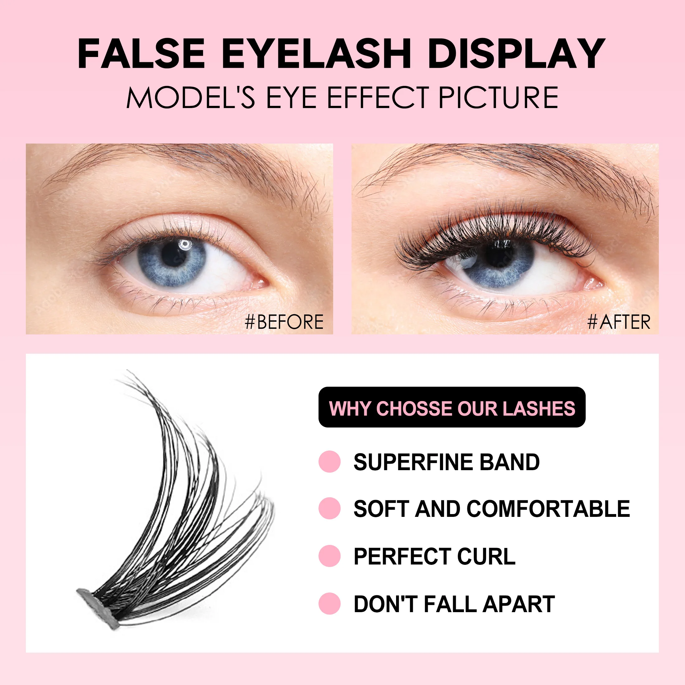 DIY Lashes Extension Kit Eyela - Eyelash Extension Equipment recension och pris