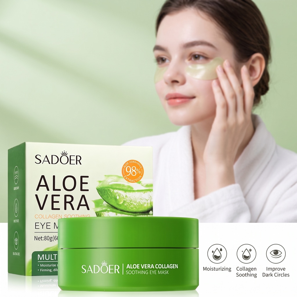 60pcs Aloe Vera Collagen Eye M - Eye Pad Collagen recension och pris