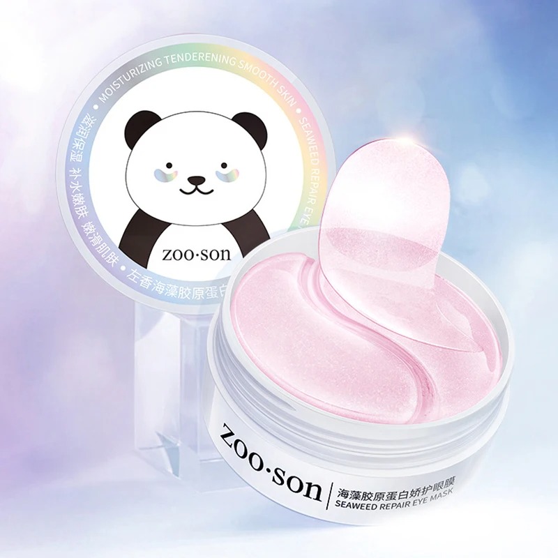 60Pcs Gold Crystal Collagen Ey - Eye Pad Collagen recension och pris